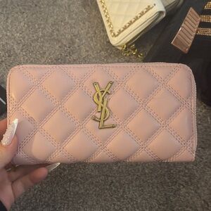 YSL PINK WALLET